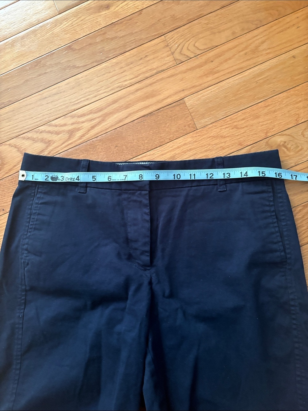 J. Crew Navy Mid-Rise Tailored Bermuda Shorts - Picture 7 of 10